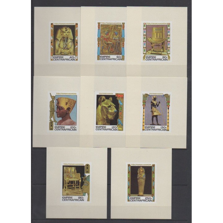 Buy these 8 souvenir sheets of Central African Republic of the year 1978 (Nb 354/361 BF ND). - Mint hinged