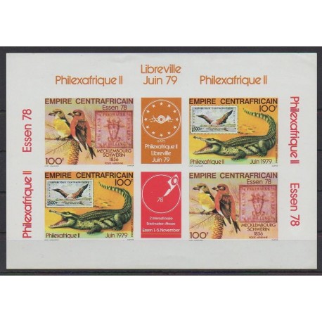 Centrafricaine (République) - 1978 - No PA196A BF ND - Timbres sur timbres