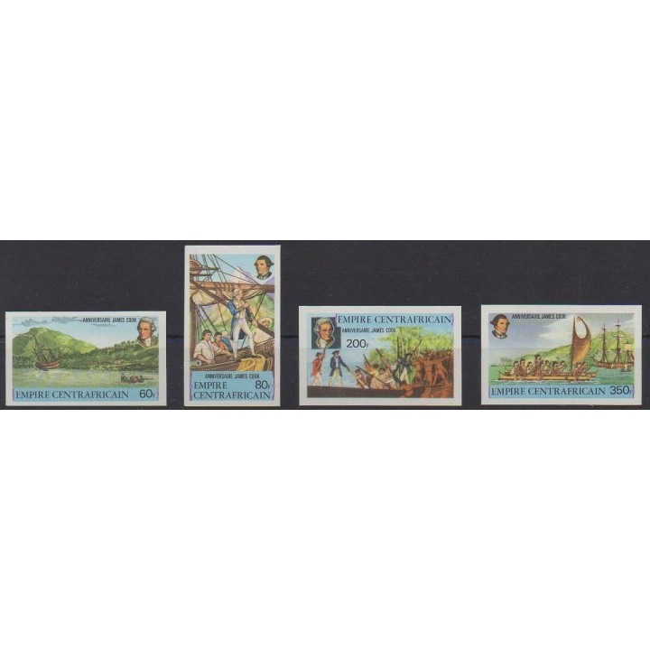 Acheter cette série de timbres de la République Centrafricaine de l'année 1978 (No 342/345ND).