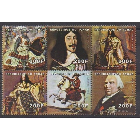 Tchad - 1999 - No 1100BG/1100BM - Histoire