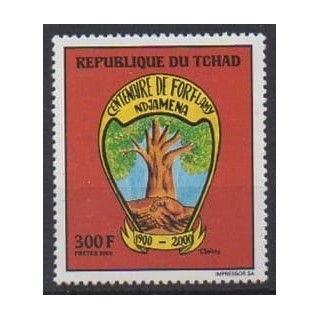 Buy this stamp of Chad of the year 2000 (Nb 1221).