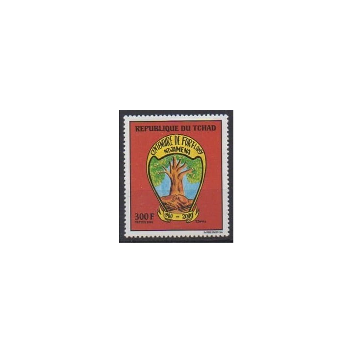 Buy this stamp of Chad of the year 2000 (Nb 1221).