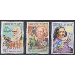 Tchad - 2001 - No 1385/1387 - Célébrités