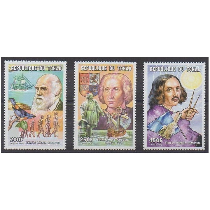 Buy this set of stamps of Chad of the year 2001 (Nb 1385/1387).