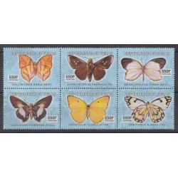 Tchad - 2003 - No 1481/1486 - Insectes