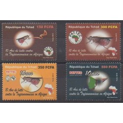Tchad - 2010 - No 1530A/1530D - Santé ou Croix-Rouge