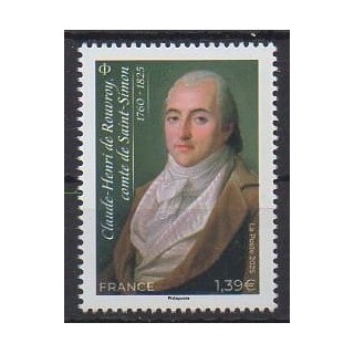Acheter ce timbre de France de l'année 2025 (Comte de Saint-Simon).