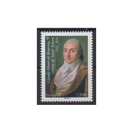France - Poste - 2025 - Comte de Saint-Simon - Celebrities