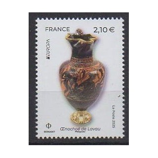 Buy this stamp of France of the year 2025 (Oenochoé de Lavau).