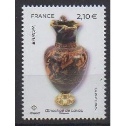 France - Poste - 2025 - Oenochoé de Lavau - Art - Europa