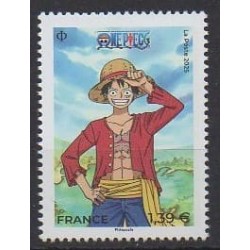 France - Poste - 2025 - One piece - Cartoons - Comics