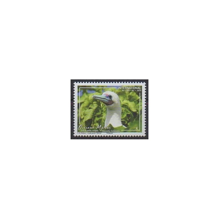 Buy this stamp of New Caledonia of the year 2025 (Fou à pieds rouges).