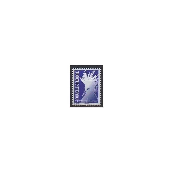 Buy this stamp of New Caledonia of the year 2025 (Cagou - Tarif international).
