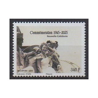 Buy this stamp of New Caledonia of the year 2025 (Commémoration 1945-2025).