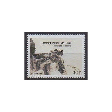 Nouvelle-Calédonie - 2025 - Commémoration 1945-2025 - Seconde Guerre Mondiale