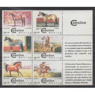 Buy this set of stamps of Mexico of the year 1994 (Nb 1572/1577).