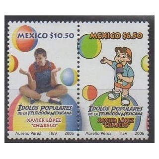 Acheter cette série de timbres du Mexique de l'année 2006 (No 2239/2240).