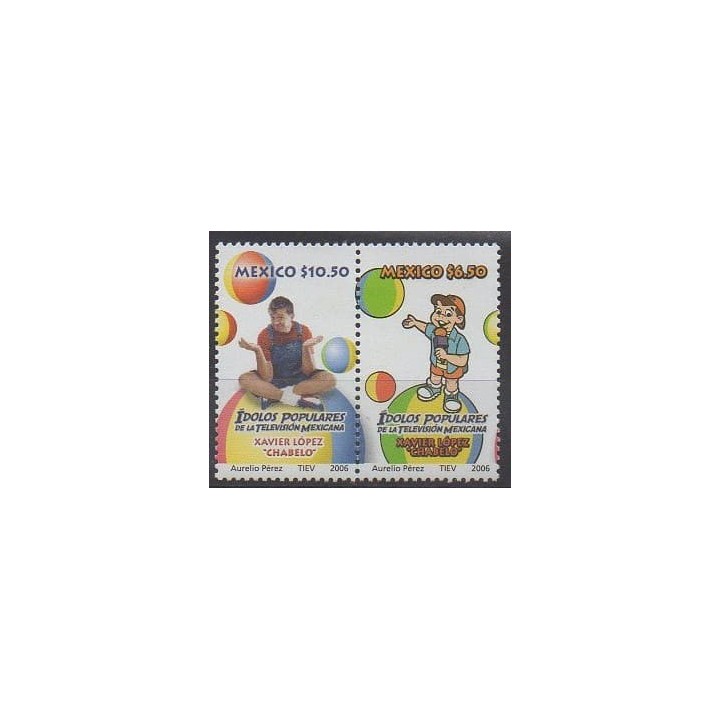 Buy this set of stamps of Mexico of the year 2006 (Nb 2239/2240).
