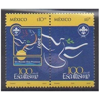 Acheter cette série de timbres du Mexique de l'année 2007 (No 2252/2253).