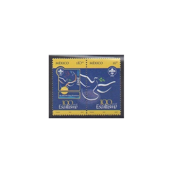 Acheter cette série de timbres du Mexique de l'année 2007 (No 2252/2253).