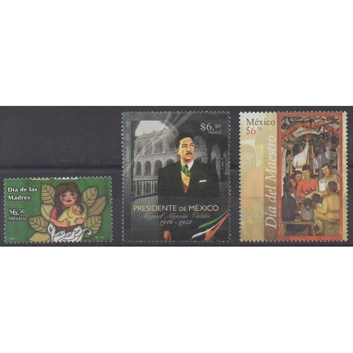 Acheter cette série de timbres du Mexique de l'année 2008 (No 2375/2377).