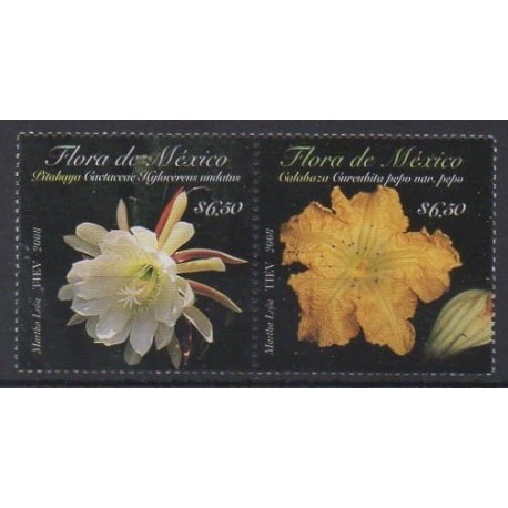 Mexique - 2008 - No 2404/2405 - Fleurs