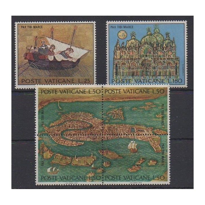Buy this set of stamps of Vatican of the year 1972 (Nb 536/541).