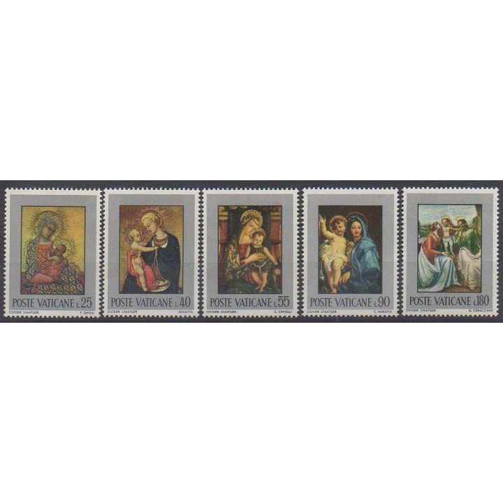 Buy this set of stamps of Vatican of the year 1971 (Nb 522/526).