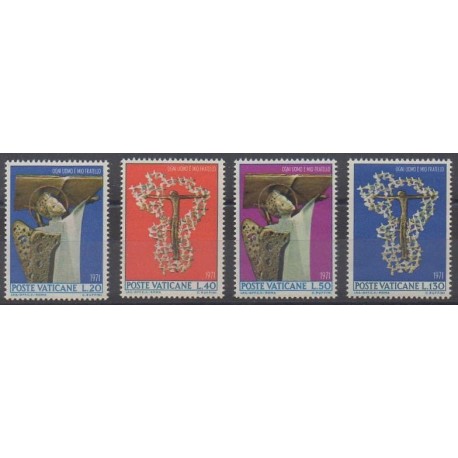 Vatican - 1971 - Nb 518/521 - Easter