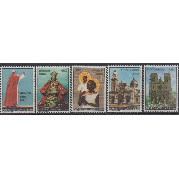 Buy this set of stamps of Vatican of the year 1970 (Nb 513/517).