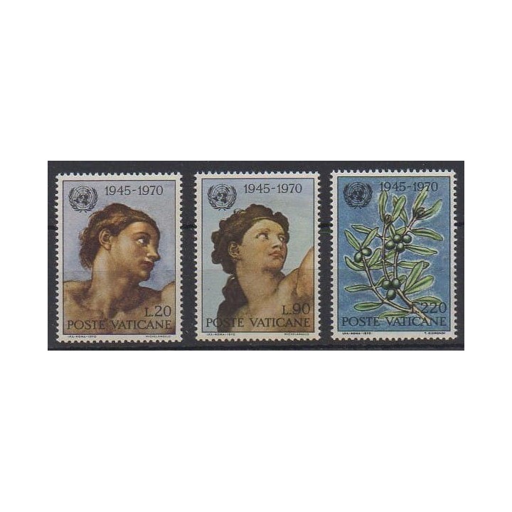 Acheter cette série de timbres du Vatican de l'année 1970 (No 510/512).