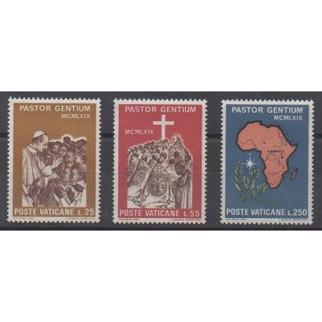Vatican - 1969 - No 491/493 - Papauté