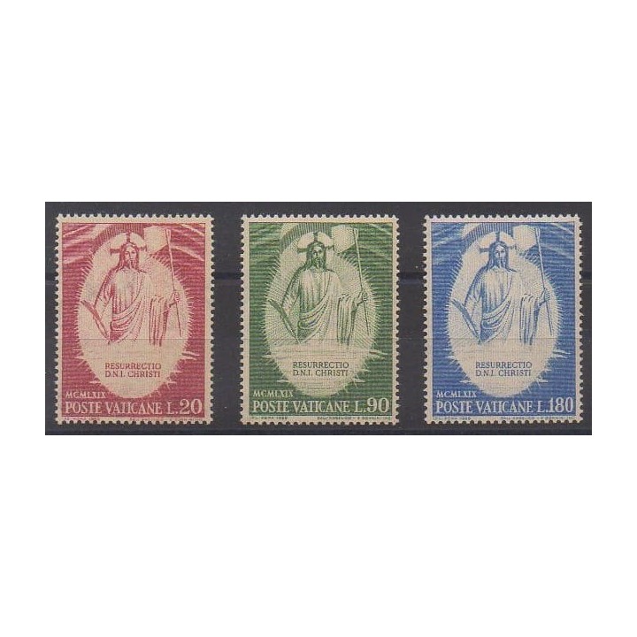 Acheter cette série de timbres du Vatican de l'année 1969 (No 485/487).