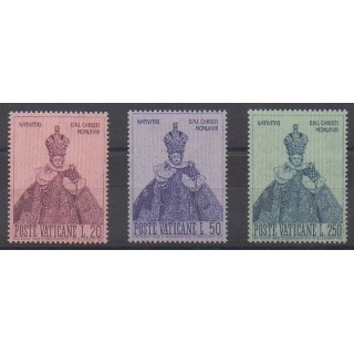 Acheter cette série de timbres du Vatican de l'année 1968 (No 482/484).