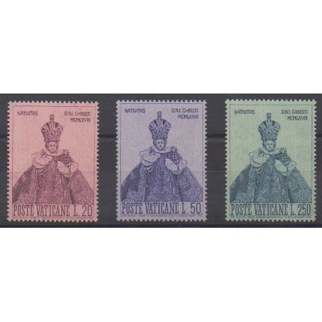 Vatican - 1968 - No 482/484 - Noël