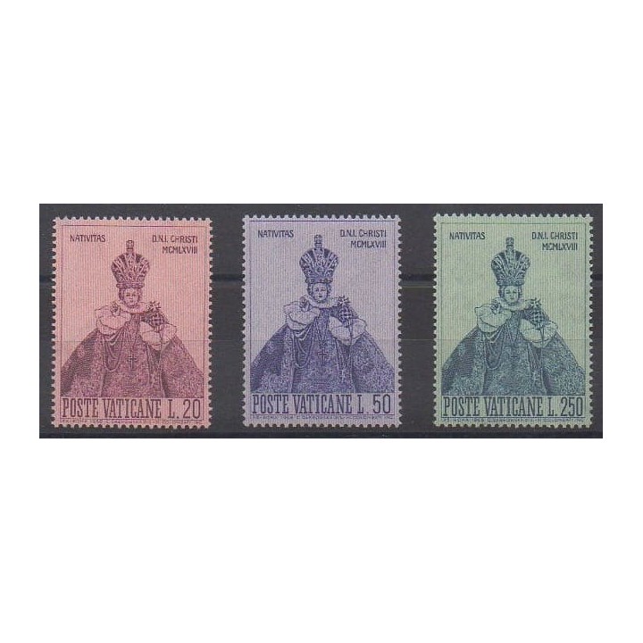 Acheter cette série de timbres du Vatican de l'année 1968 (No 482/484).