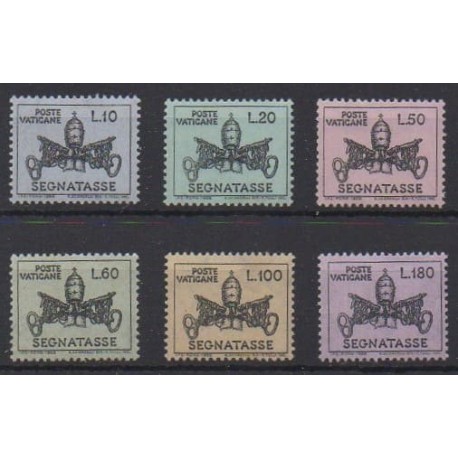 Vatican - 1968 - Nb T19/T24 - Coats of arms