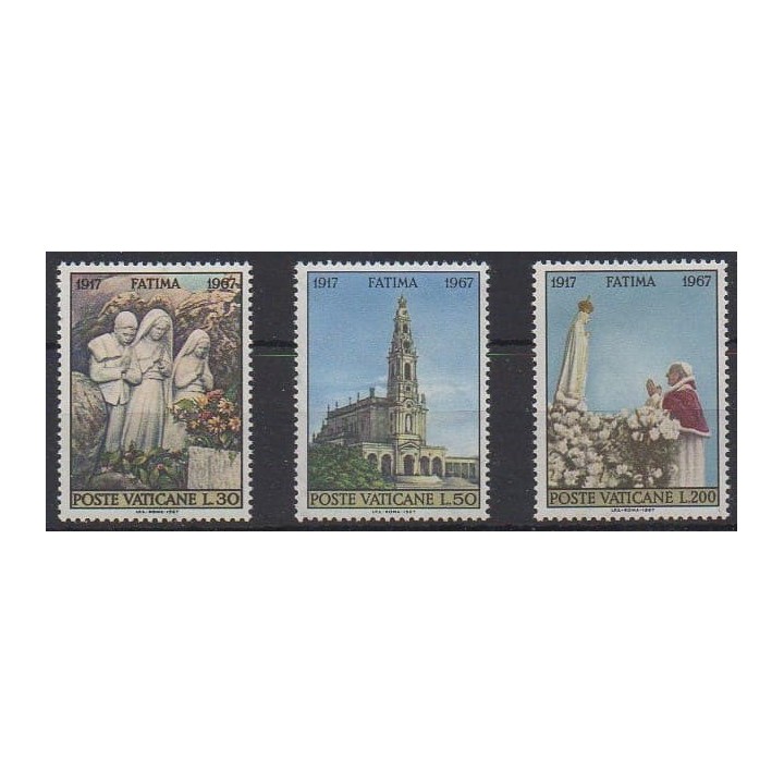 Buy this set of stamps of Vatican of the year 1967 (Nb 473/475).