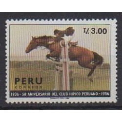 Peru - 1987 - Nb 857 - Horses