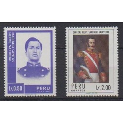 Peru - 1987 - Nb 856 and 858 - Military history