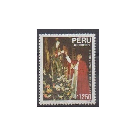 Pérou - 1990 - No 922 - Papauté