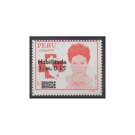 Peru - 1991 - Nb 849 - Health or Red cross