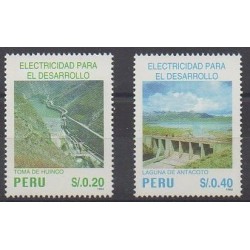 Peru - 1995 - Nb 1069/1070 - Science