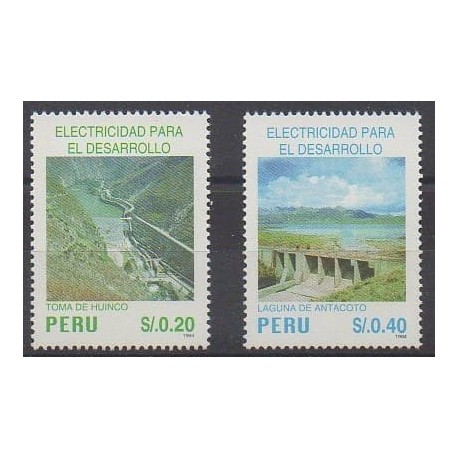 Peru - 1995 - Nb 1069/1070 - Science