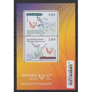 Acheter ce timbre d'Andorre français de l'année 2025 (Jeux des petits états d'Europe).
