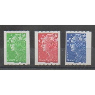 Timbres - France - Autoadhésifs - 2008 - No 219/221
