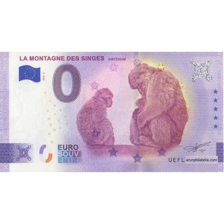 Billet souvenir - 67 - La montagne des singes - 2025-8