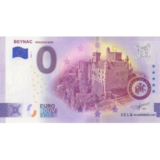 Billet souvenir touristique - 2025-2 - Beynac - (Dordogne)
