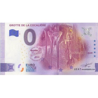 Billet souvenir touristique - 2025-3 - Grotte de la Cocalière - (Gard)
