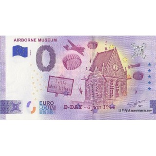 Billet souvenir touristique - 2025-5 - Airborne Museum - D-Day - 6 Juin 1944 - (Manche)